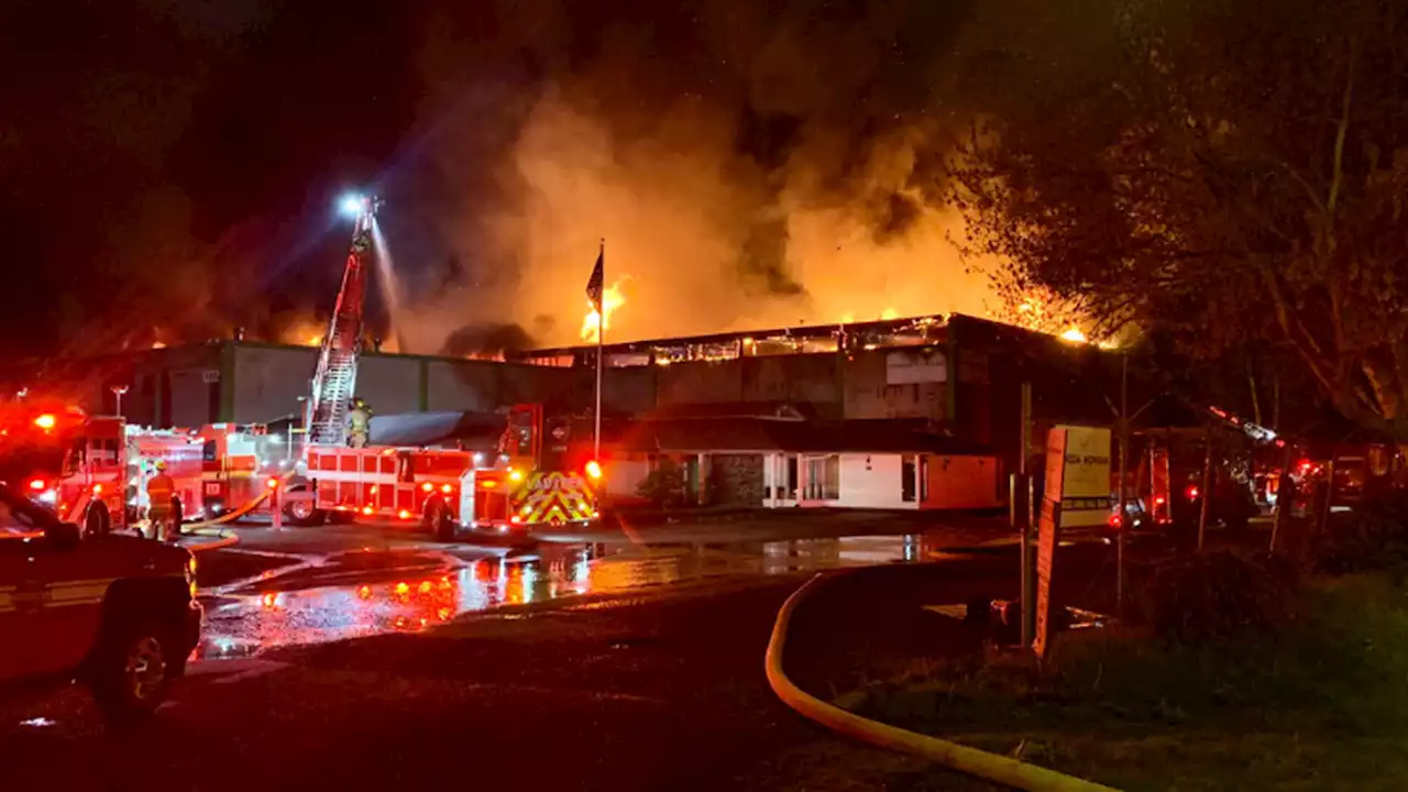 Fife commercial building destroyed in fire