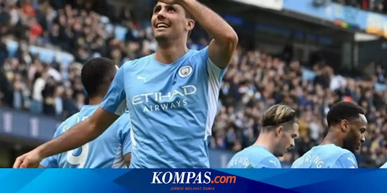 HT Man City Vs Watford: Diwarnai Gol Roket Rodri, The Citizens Unggul 3-1