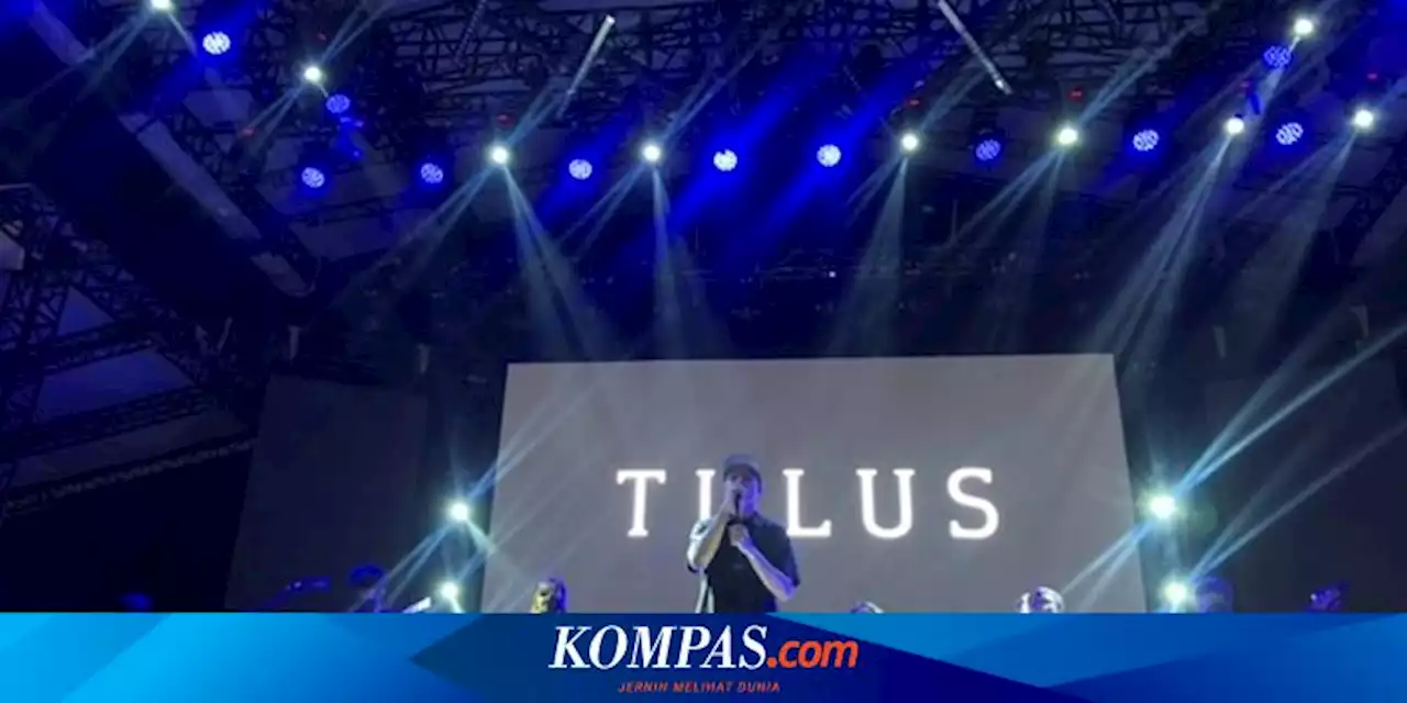 Tulus Lepas Kerinduan di Panggung Big Bang 2022, Ajak Penonton Berkaraoke