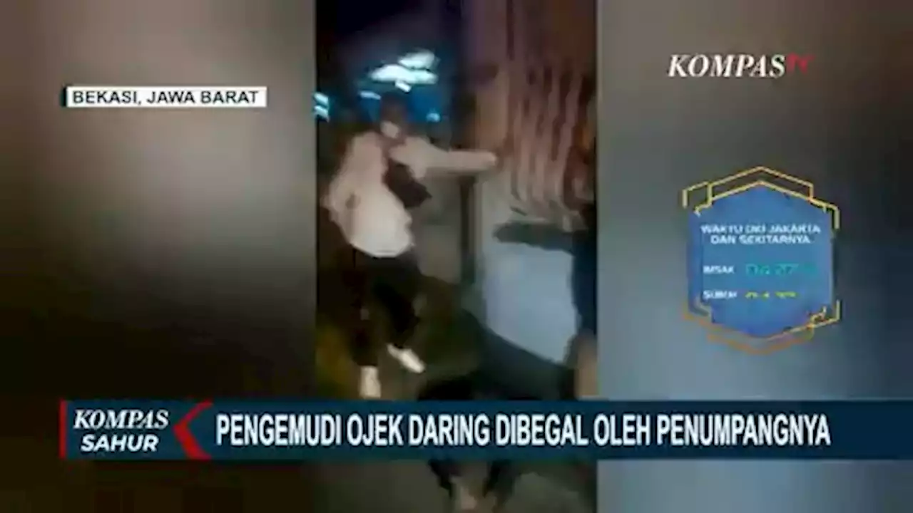 Ditusuk di Punggung, Ojek Online di Cikarang Bekasi Dibegal Penumpangnya!