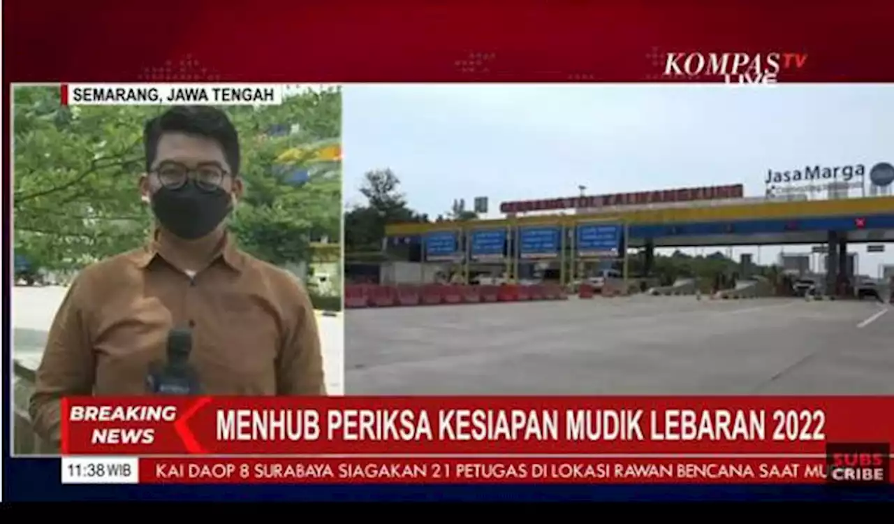 Menhub Dijadwalkan Tinjau Arus Mudik di Tol Kalikangkung Semarang, Sempat Terjadi Kemacetan