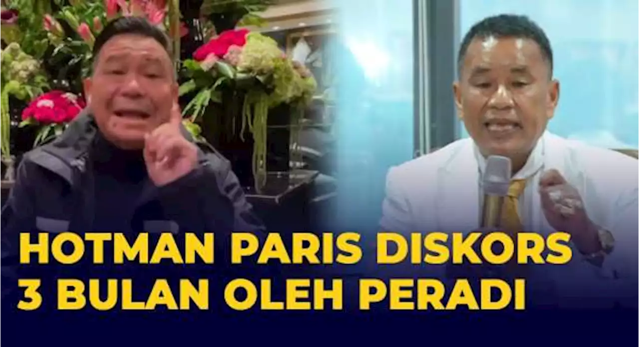 Otto Hasibuan Umumkan Status Hotman Paris Diskors 3 Bulan oleh Peradi