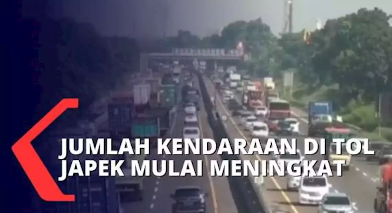 Tol Jakarta-Cikampek Mulai Dipadati Kendaraan Pemudik Seiring dengan Liburnya Anak Sekolah