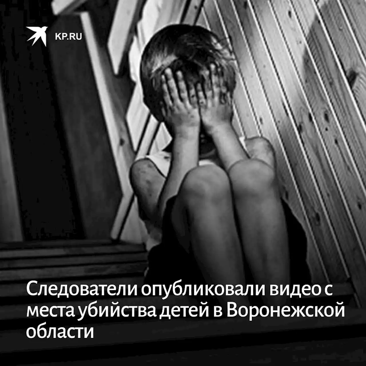 Следователи опубликовали видео с места убийства детей в Воронежской области