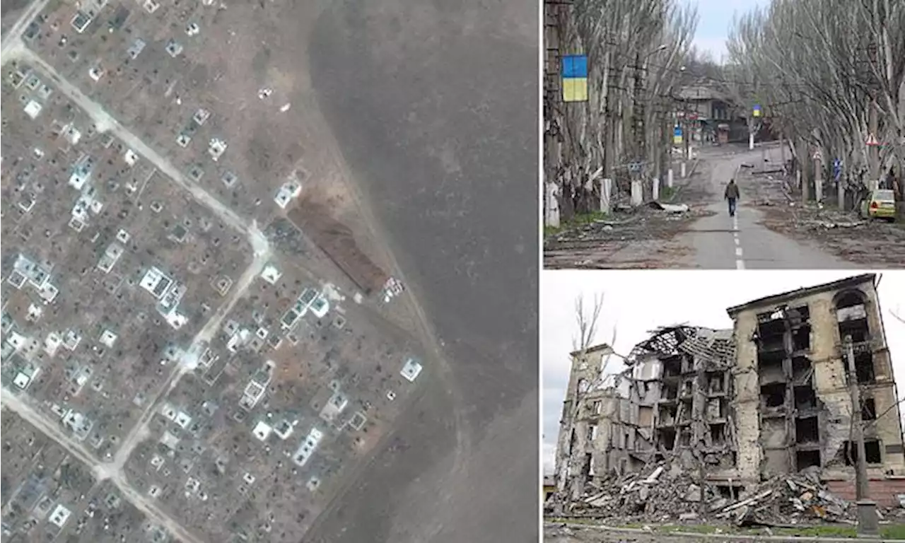 Chilling new satellite photos show second mass grave near Mariupol