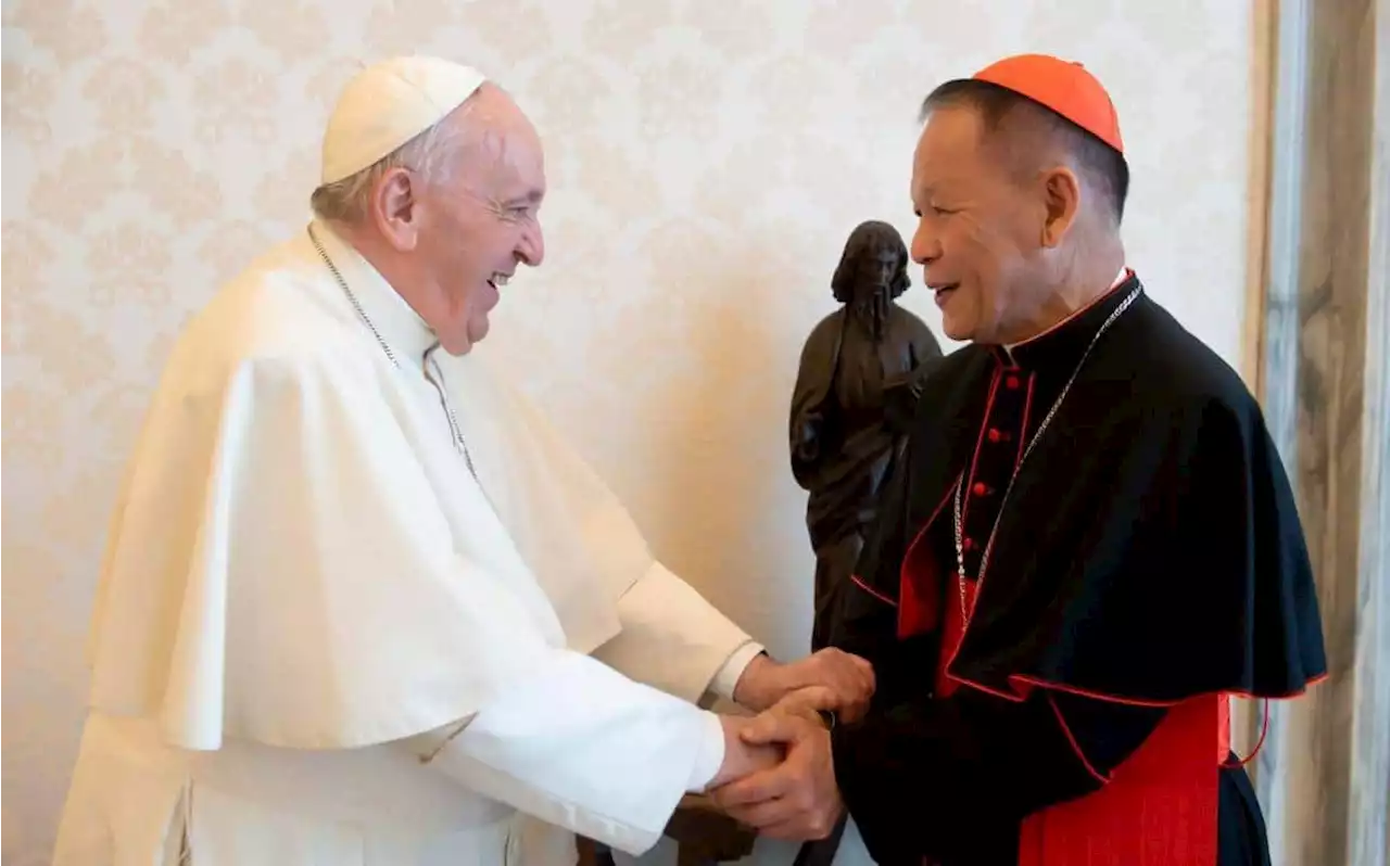 Cardinal Advincula meets Pope Francis at Vatican