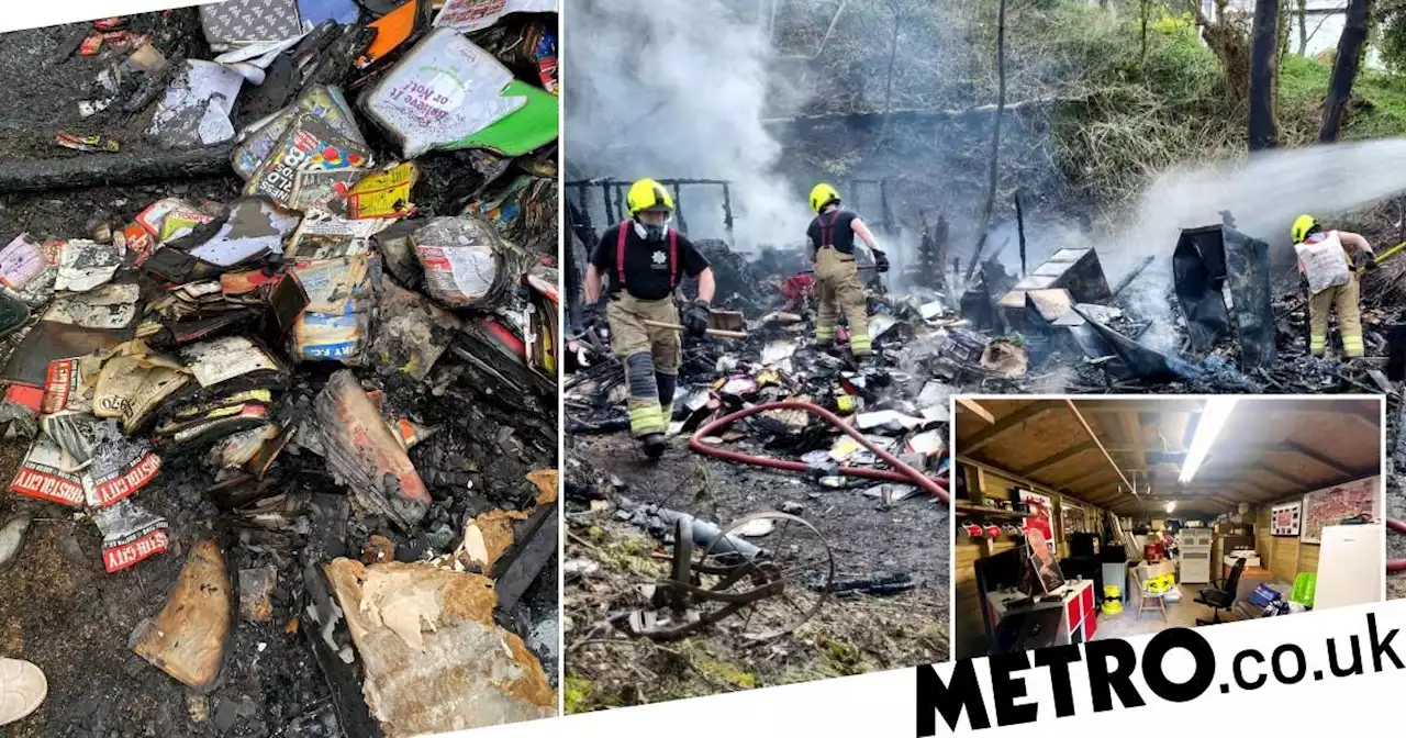 Bristol City fan loses 70 years of football memorabilia in shed fire