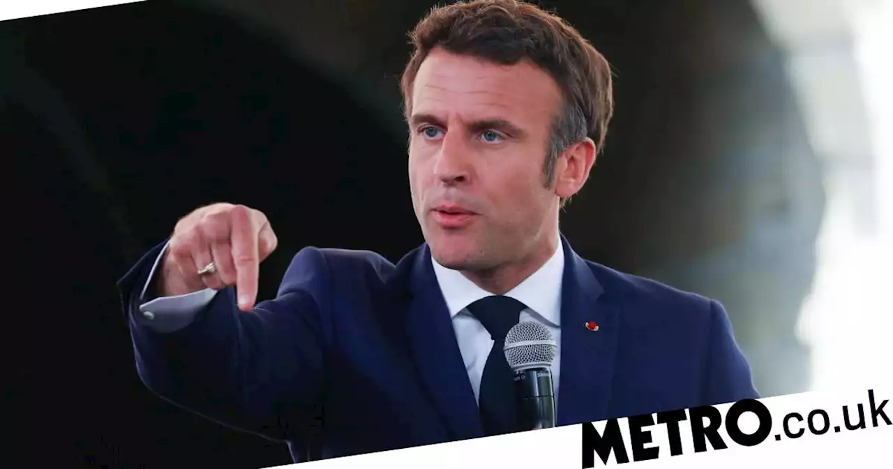 Macron tells France to avoid a Brexit moment ahead of Sunday's election