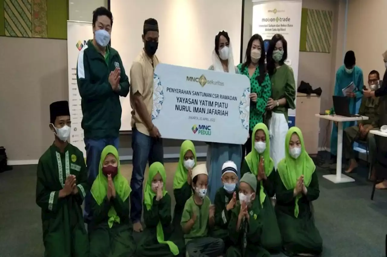 Berkah Ramadhan, MNC Sekuritas Bukber dan Santuni Yayasan Yatim Piatu Nurul Iman Jafariah