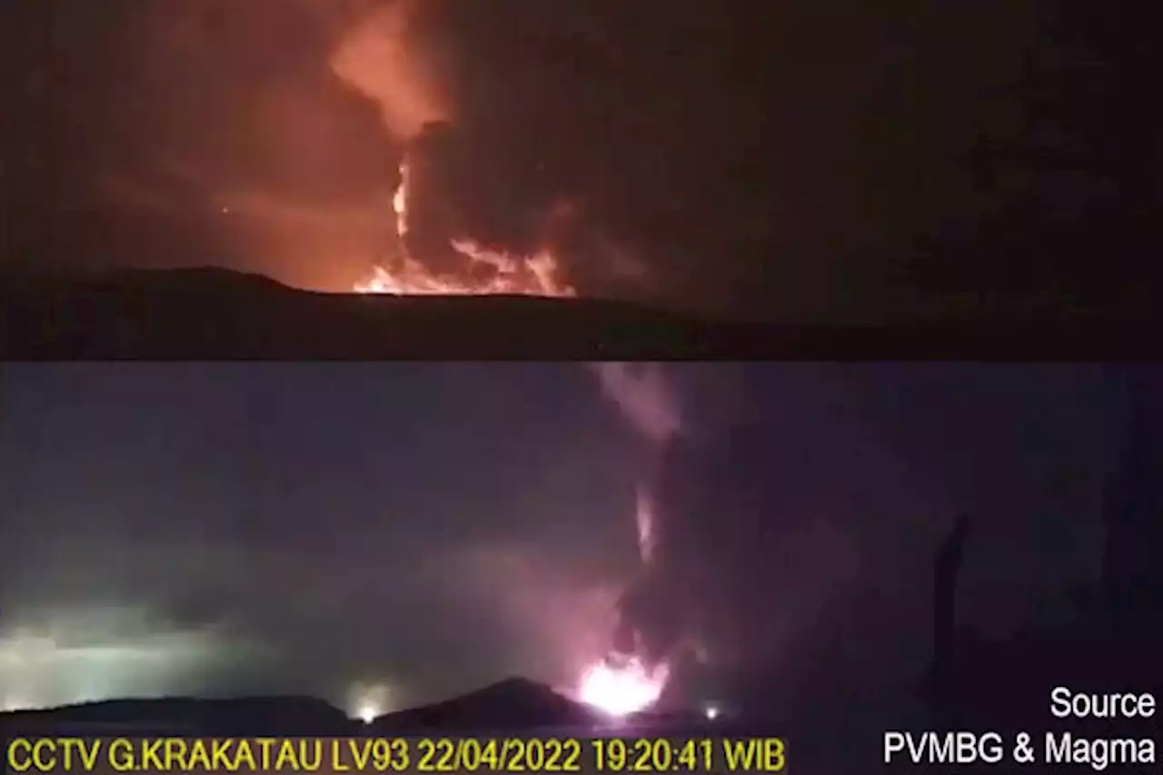 Anak Krakatau Keluar Lava Pijar, Naskah Kuno Ungkap Letusan Sang Ibu