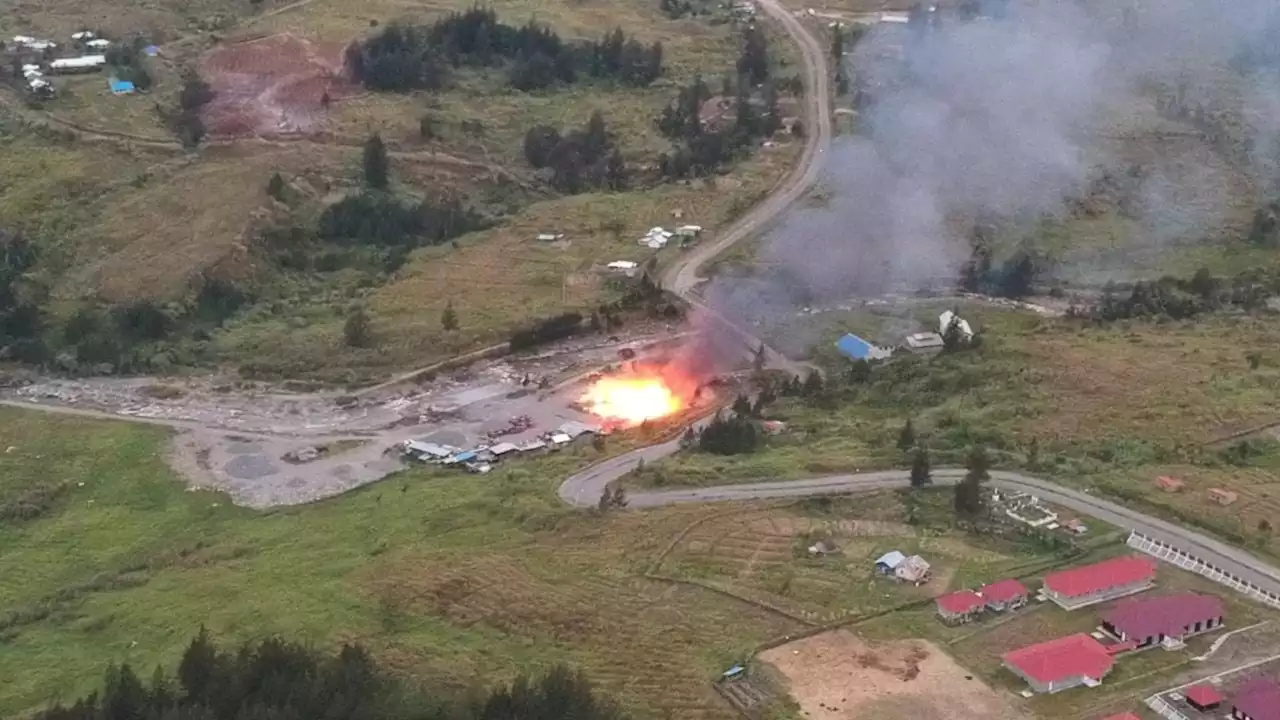 KKB Bakar Sejumlah Bangunan di Distrik Gome Papua