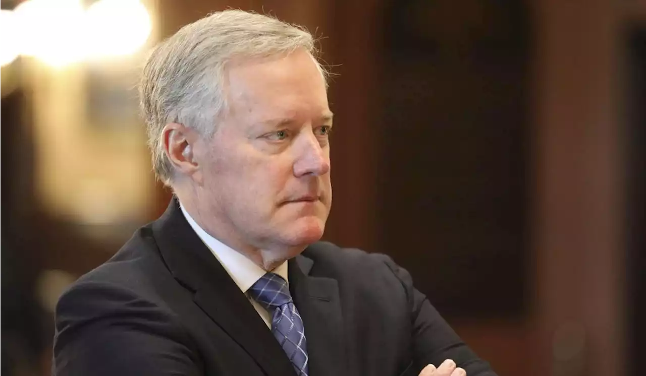 Mark Meadows was warned of potential violence on Jan. 6, House panel says in court filing