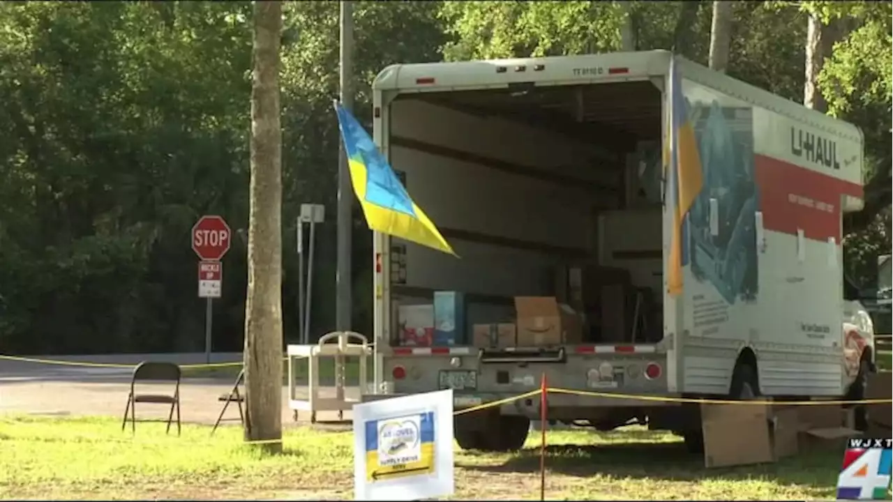 ‘Be a part of the solution’: Atlantic Beach collects donations to help refugees from Ukraine