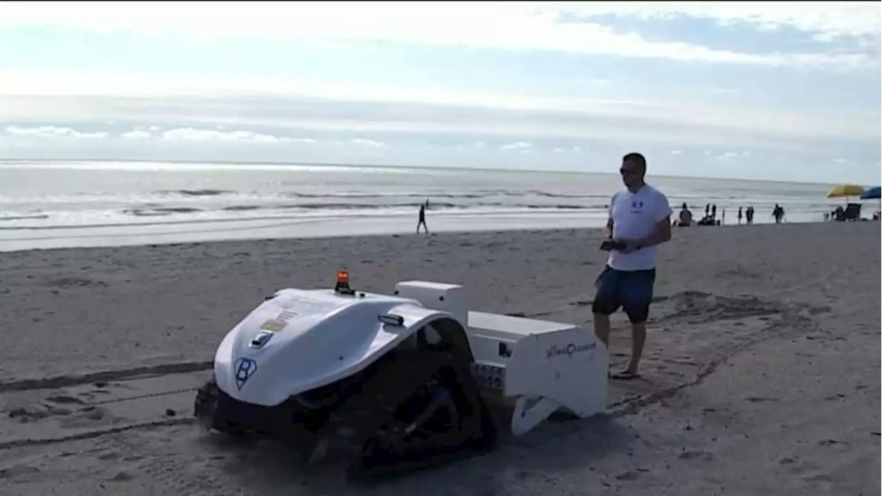 Here’s how Brevard County’s new beach cleaning robot could save lives