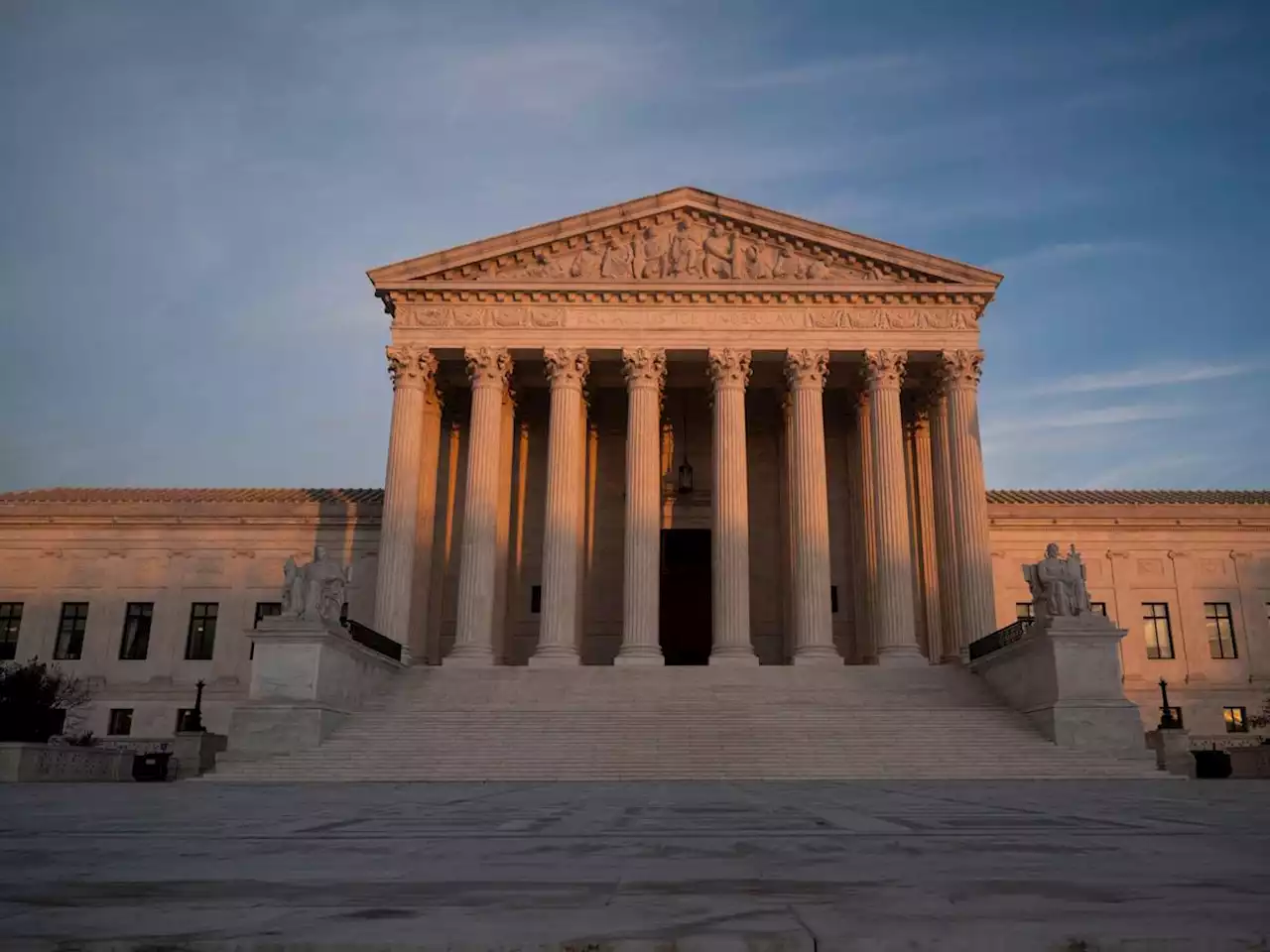 A person set themself on fire on the steps of the Supreme Court in Washington, DC