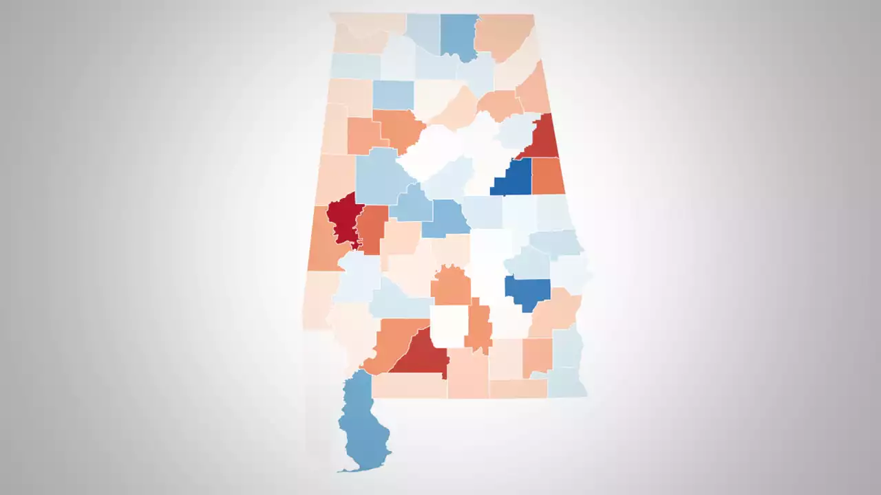 These Alabama counties have the fastest growing - and shrinking - economies