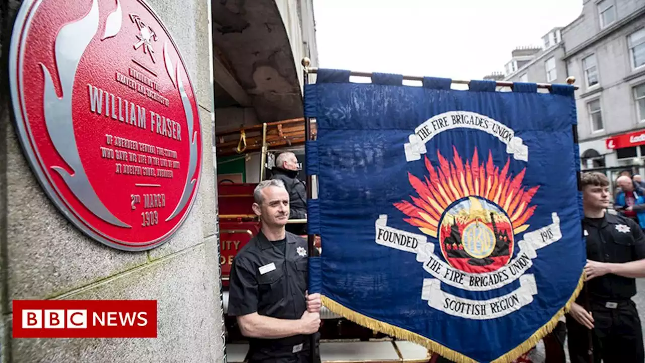 Aberdeen firefighter honoured 113 years after blaze death