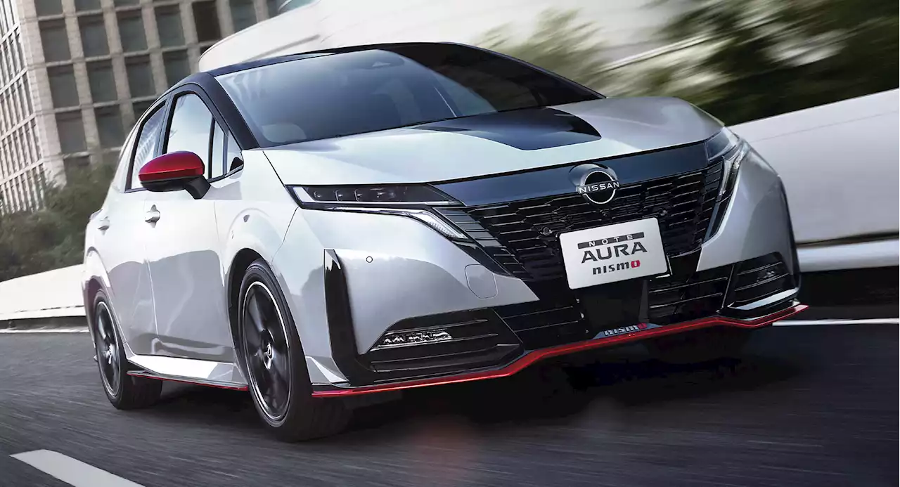 Tame All 134 HP Of The Nissan Note Aura With Nismo's New Extended Spoilers | Carscoops