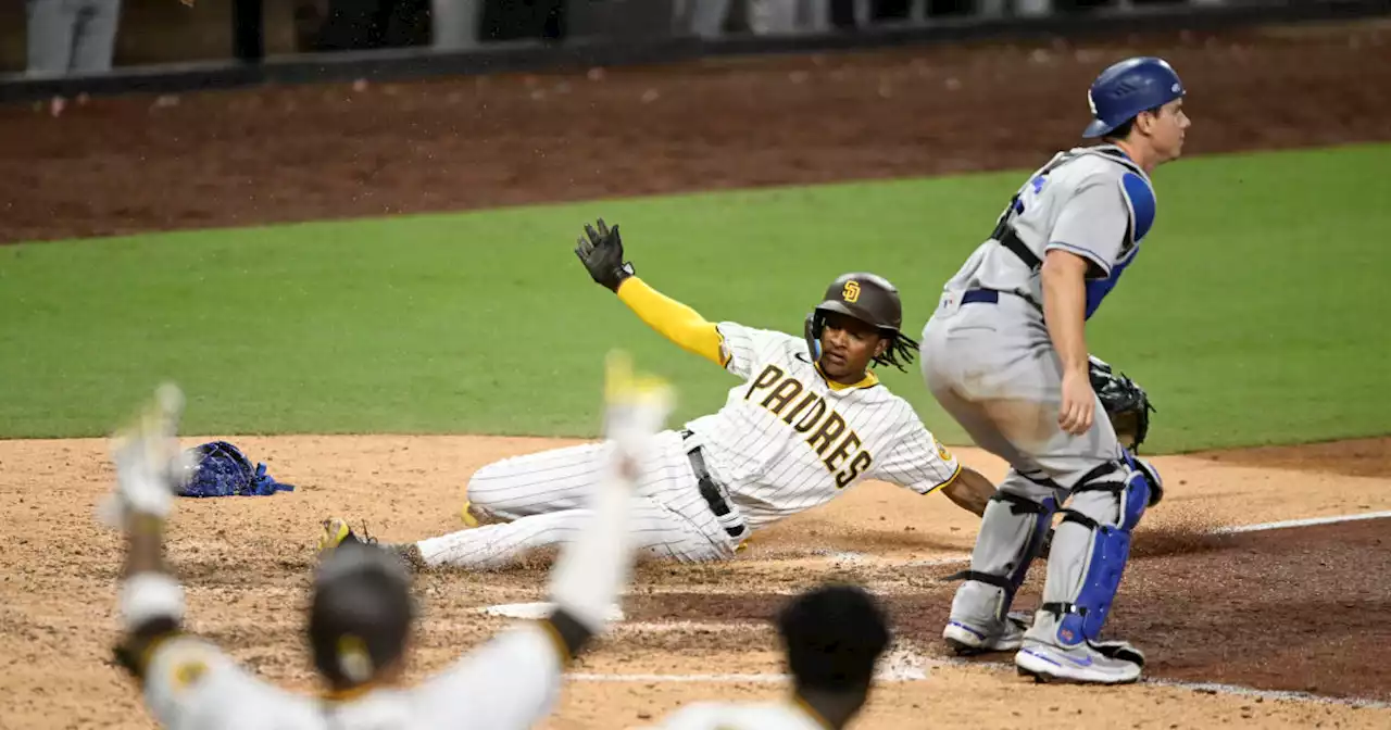 Padres win 3-2 in 10 to end 10-game losing streak to Dodgers