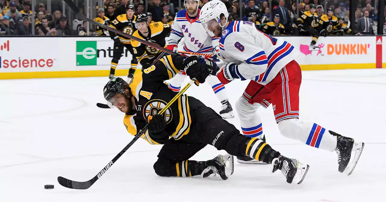 Pastrnak scores 39th goal in Bruins' win over Rangers