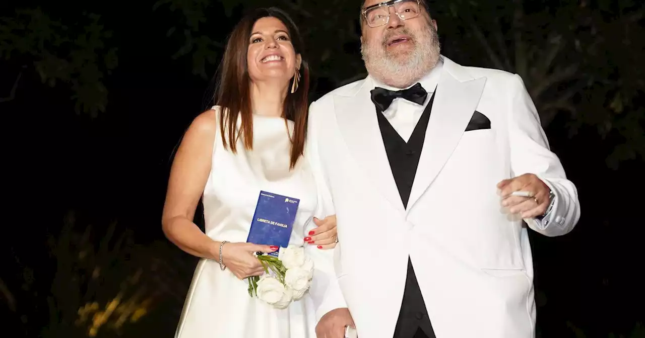 La boda de Jorge Lanata y Elba Marcovecchio en fotos