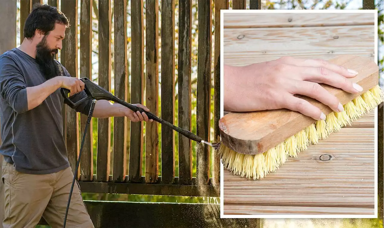 How to get garden fences and decking ‘looking their best’ - why a ‘gentle’ clean is vital