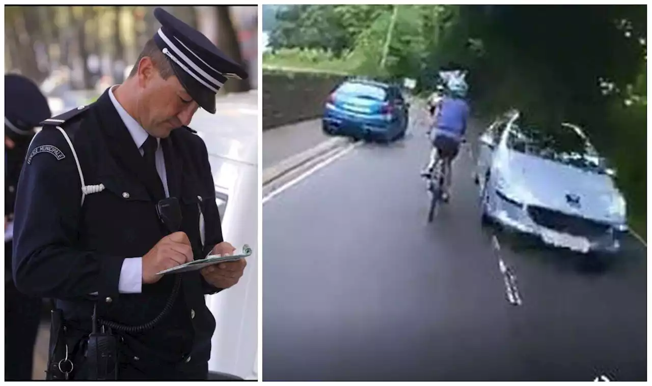 'Let this be your warning!': Motorist fined £417 after driving 'too closely' to cyclists