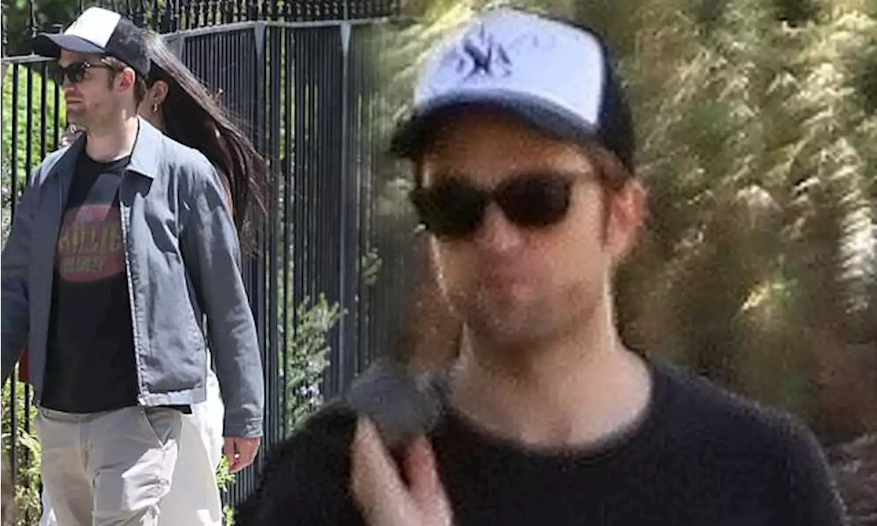 Robert Pattinson cuts a casual figure in LA after a party with pals