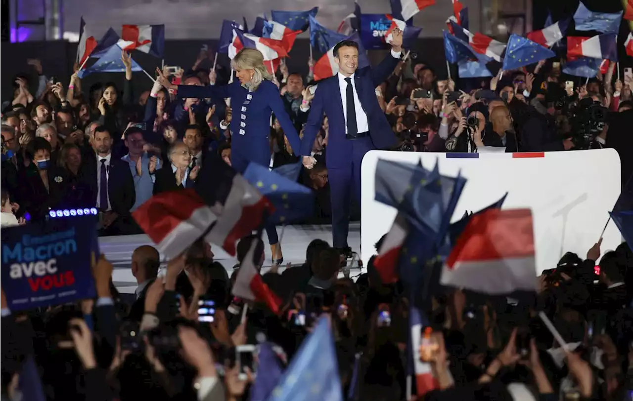 French President Emmanuel Macron defeats far-right rival Marine Le Pen, projections show