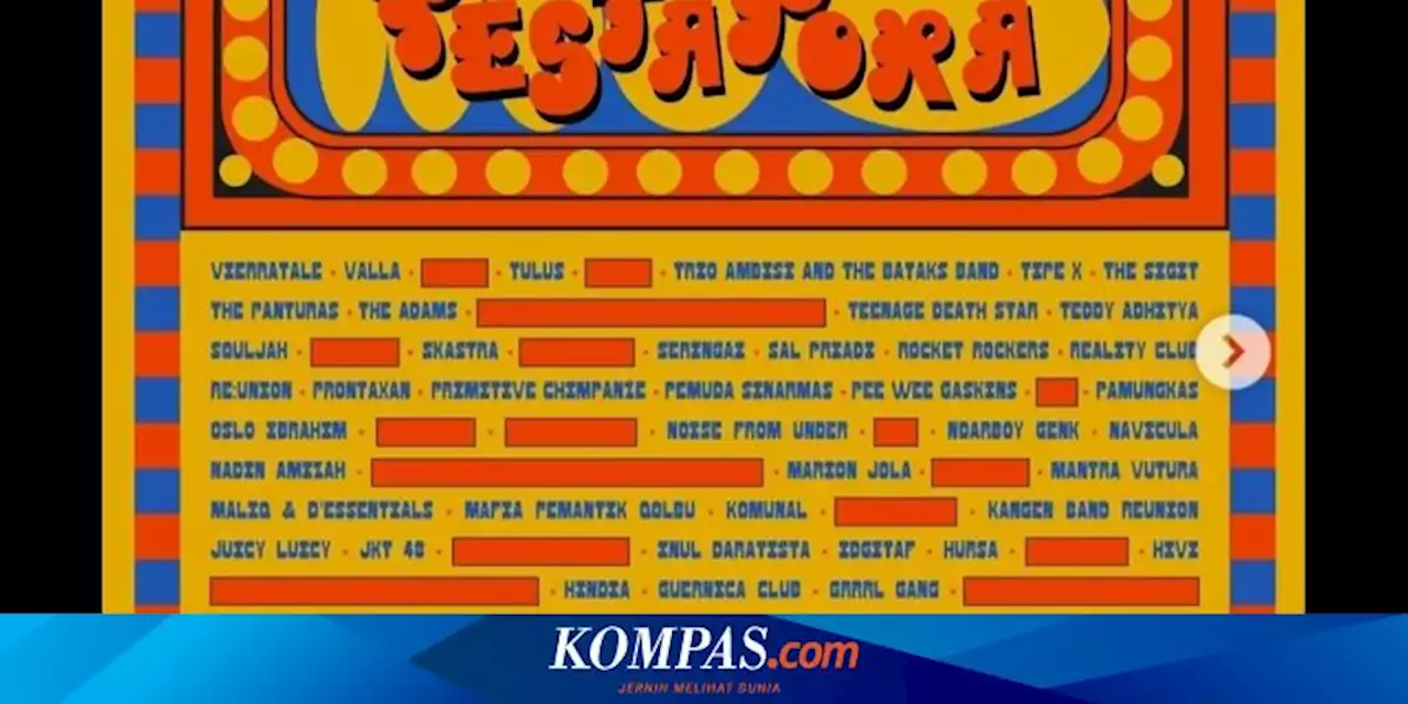 Festival Pesta Pora Digelar September 2022, Ada Tulus hingga Kangen Band