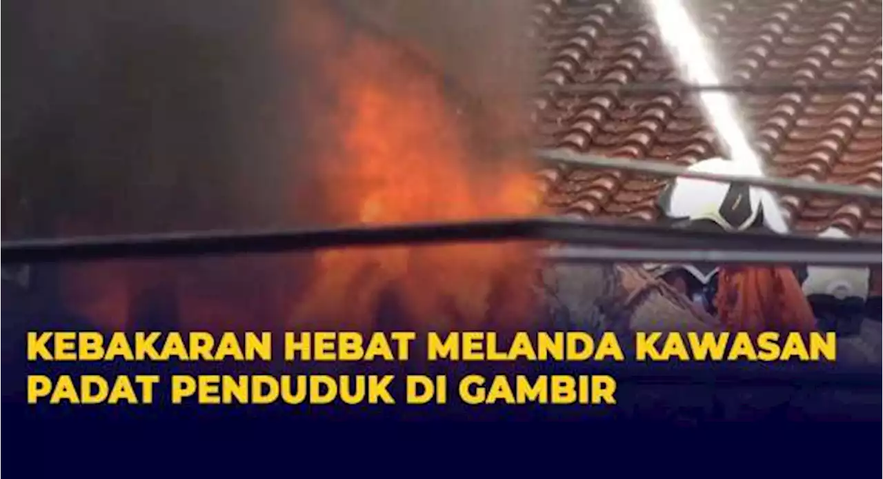 Kronologi Kebakaran di Kawasan Padat Penduduk di Gambir Jakarta Pusat