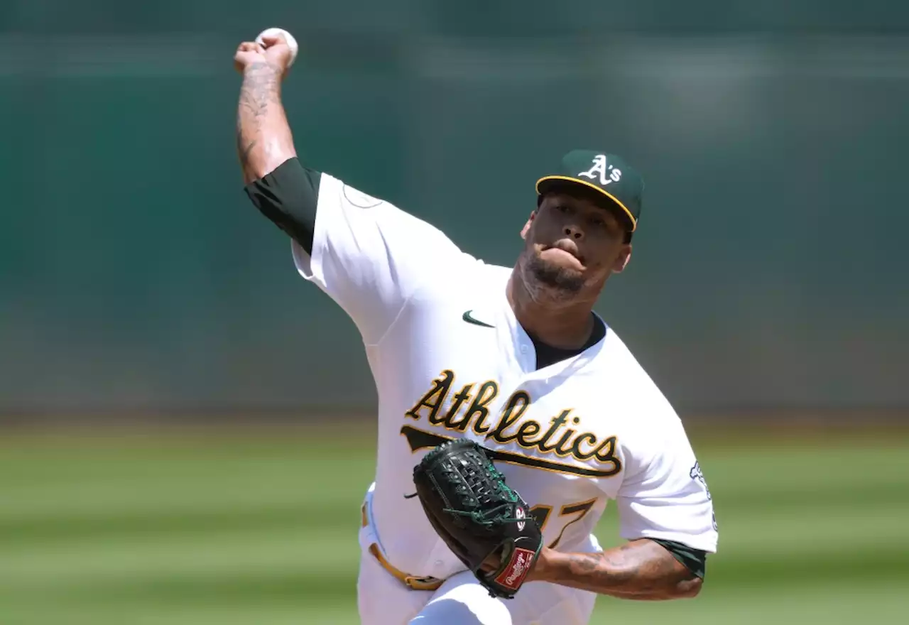 Anemic A’s fall to Rangers despite strong effort from Montas