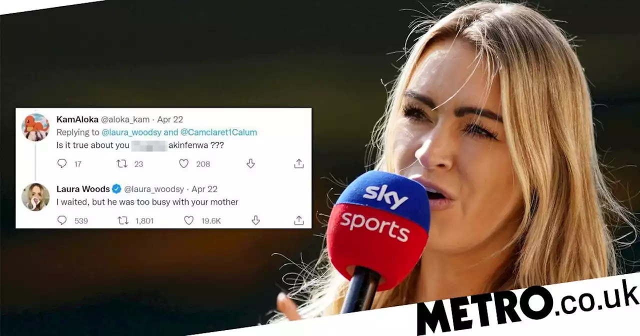 TalkSport’s Laura Woods slams troll asking if she slept with footballer