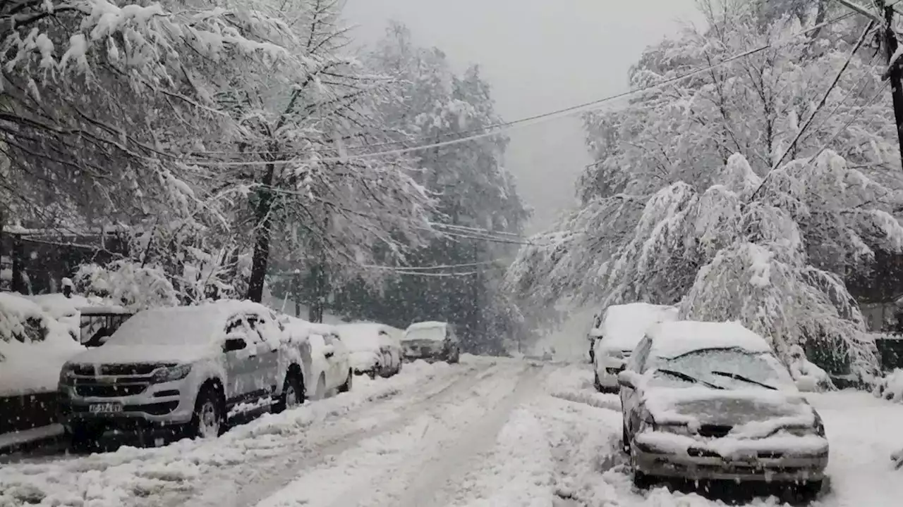 Alerta naranja por fuertes nevadas y vientos en Mendoza, Neuquén, Río Negro y Chubut