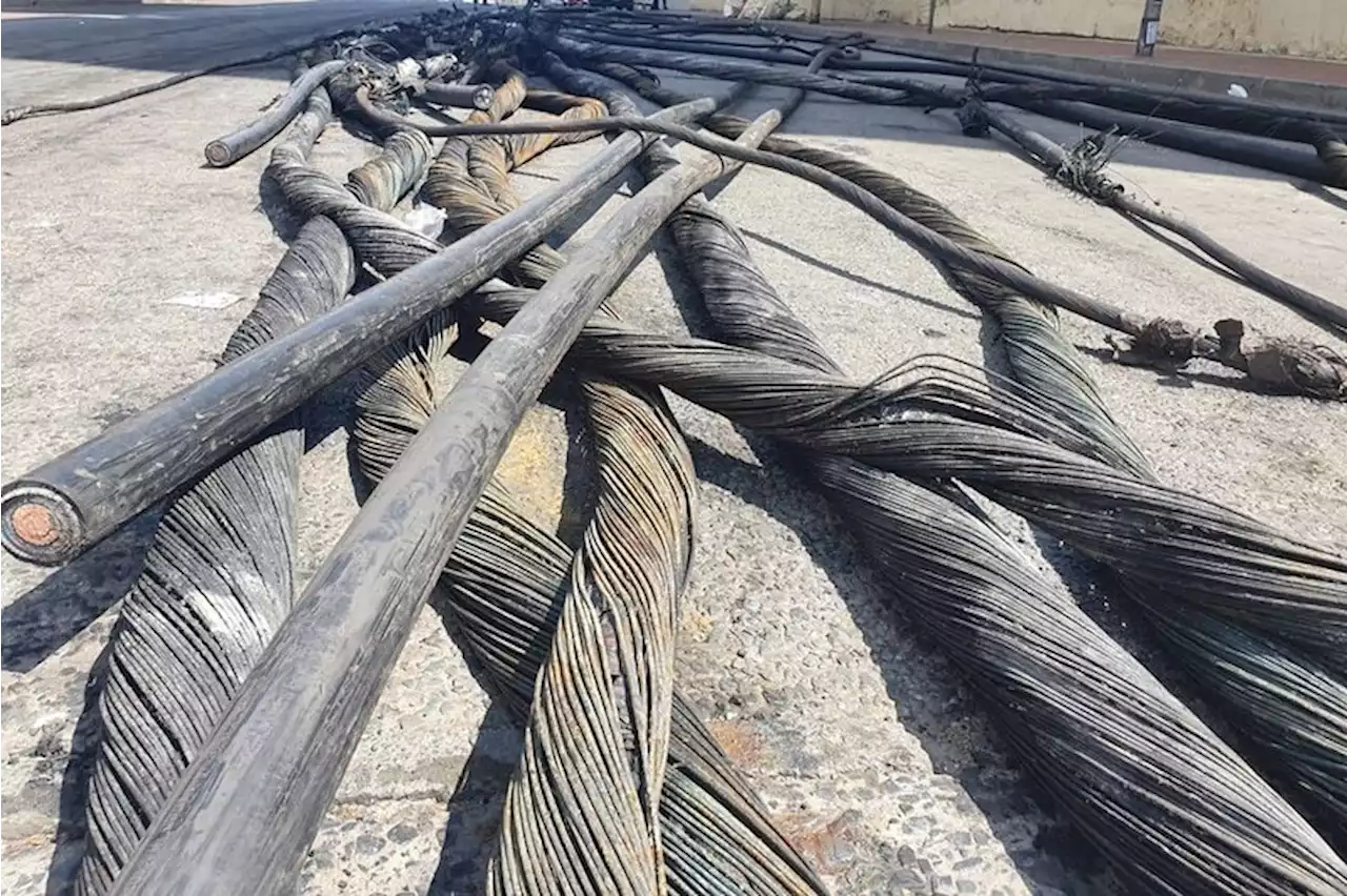 Copper cable theft nightmare in South Africa