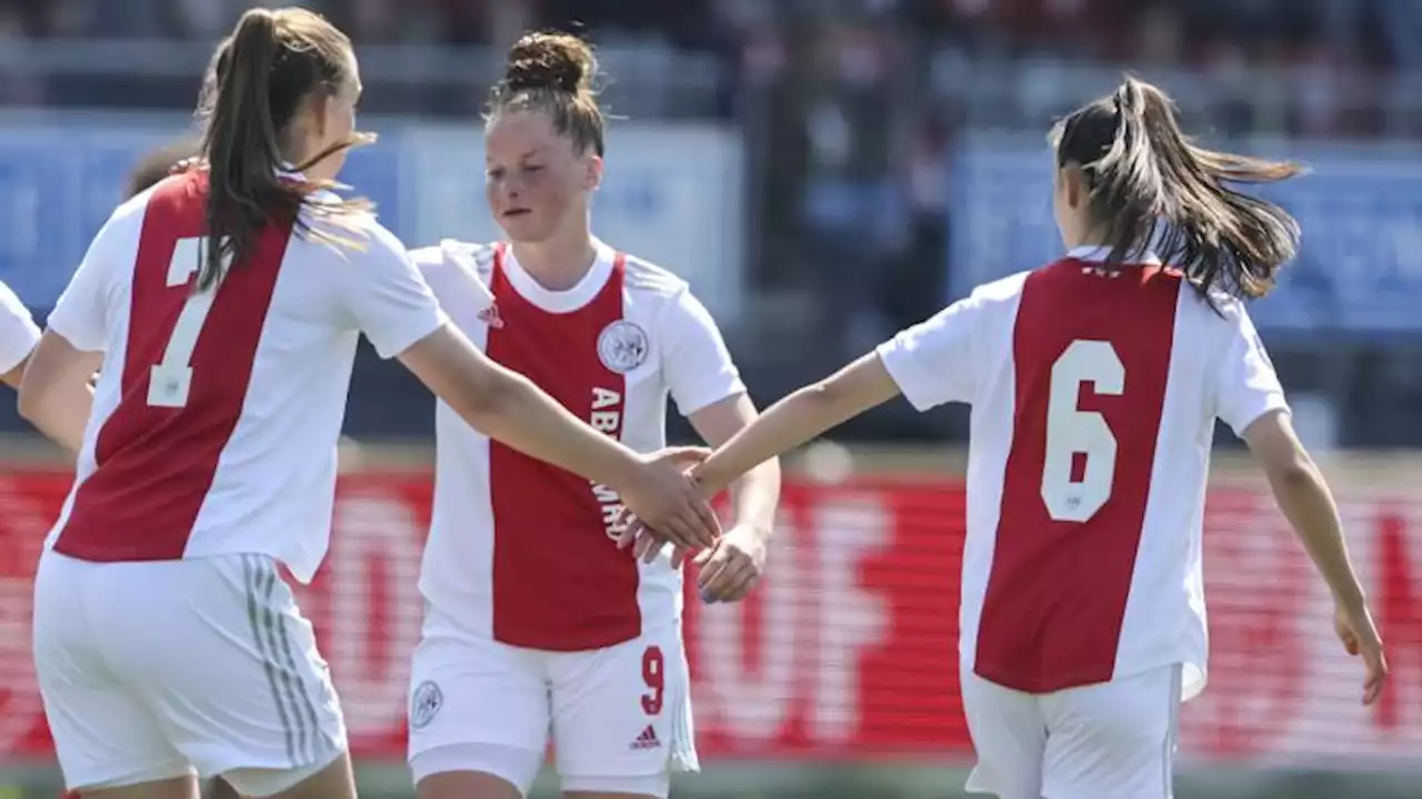 Vrouwen Ajax blijven na ruime zege op Excelsior in spoor koploper FC Twente