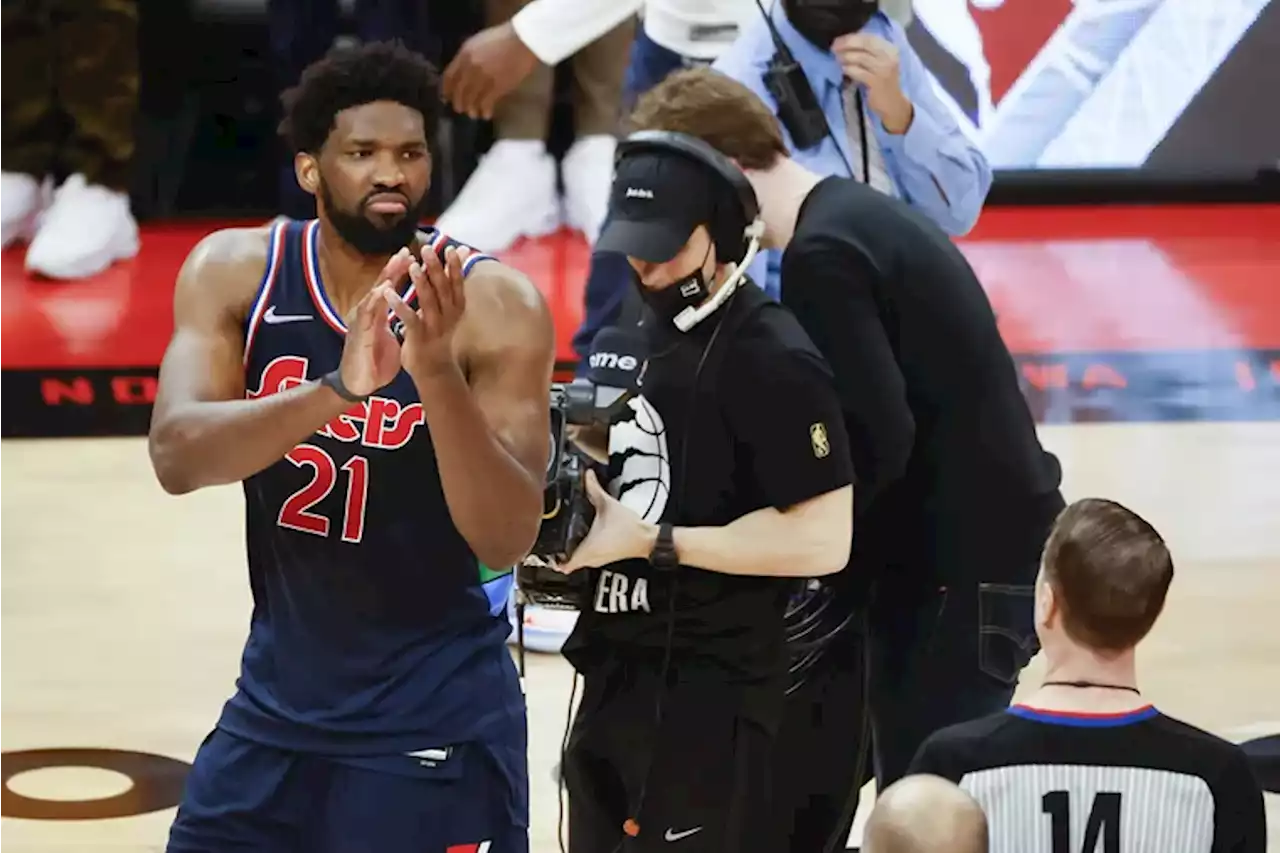 Sixers’ Joel Embiid golf claps at Game 4 officials after loss to Raptors: ' I admire the job that they did today”