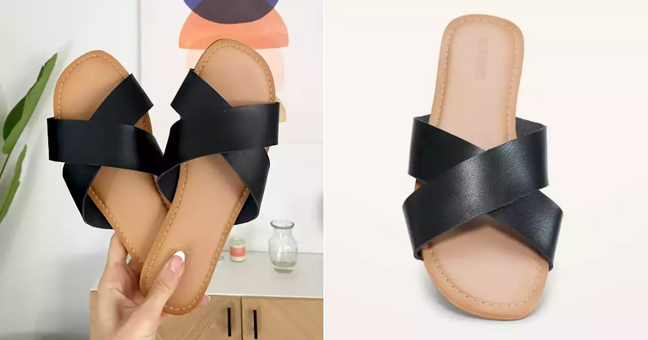 These $20 Old Navy Sandals Feel Like I'm Walking on a Cloud