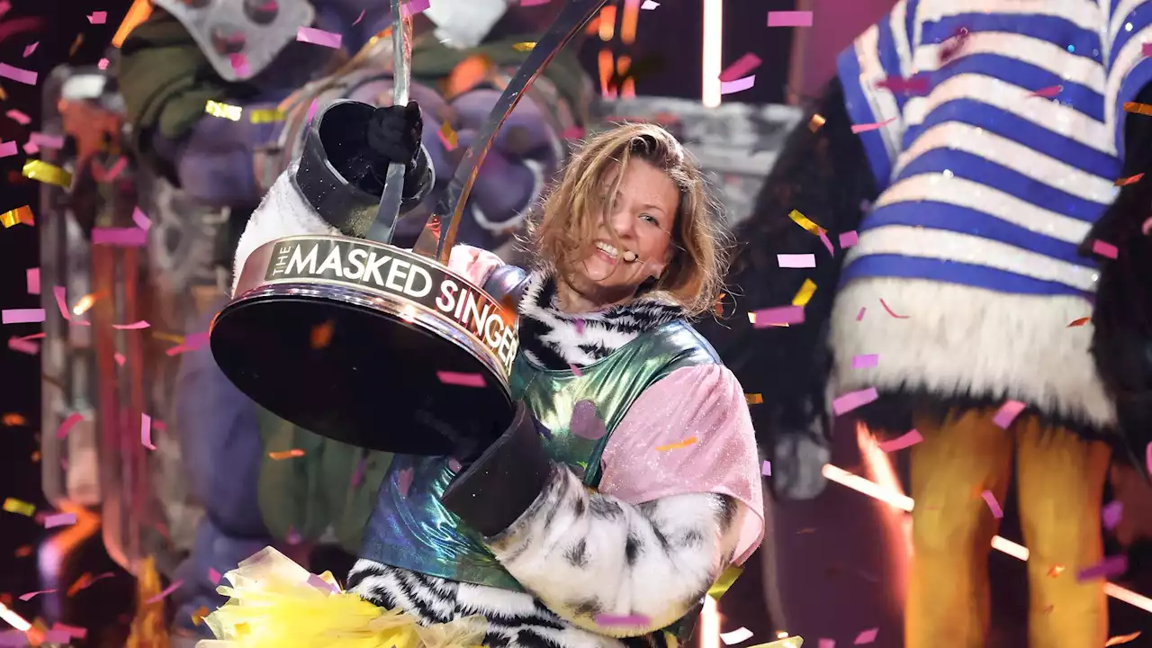 Zebra: Ella Endlich ist die 'The Masked Singer'-Gewinnerin!