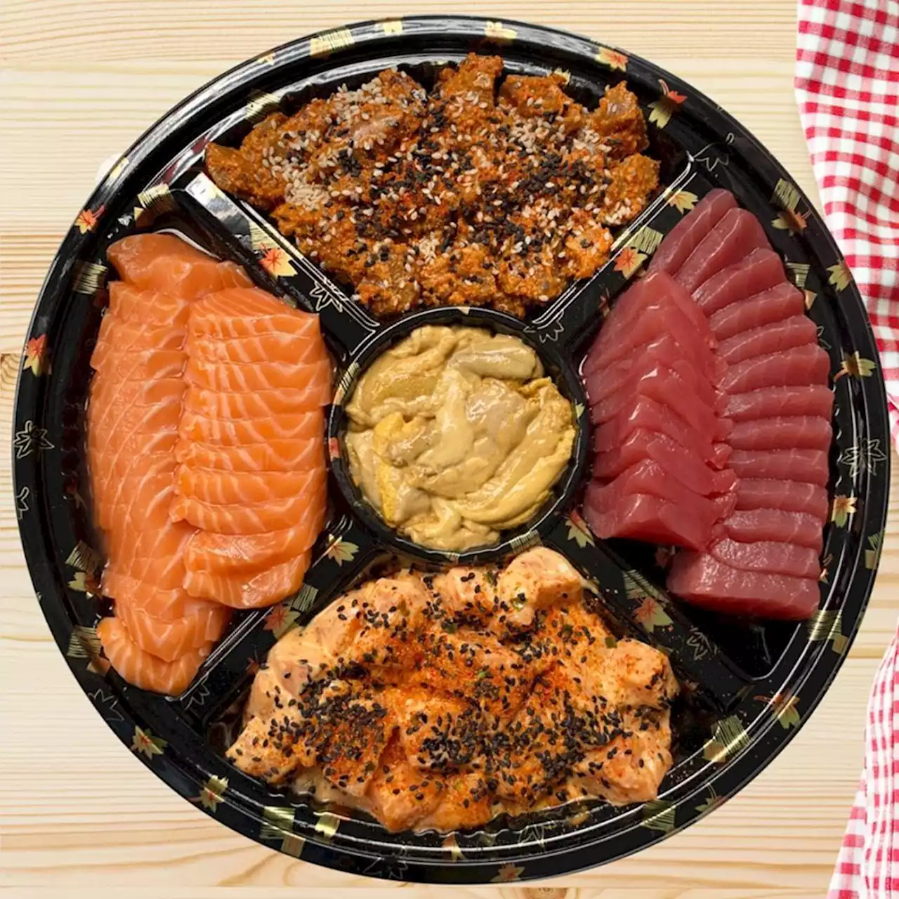 Enjoy tuna, salmon, uni sashimi in one platter from this Quezon City shop