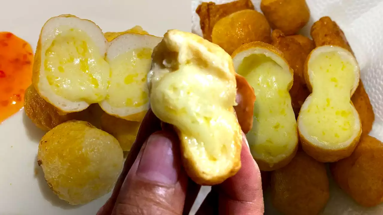 Try 'cheesy squid balls' from this Parañaque City shop