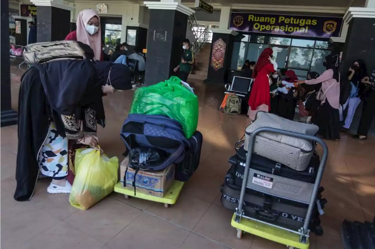 Polisi Sediakan Tempat Bermain Anak di Pos Pengamanan Mudik Cileunyi