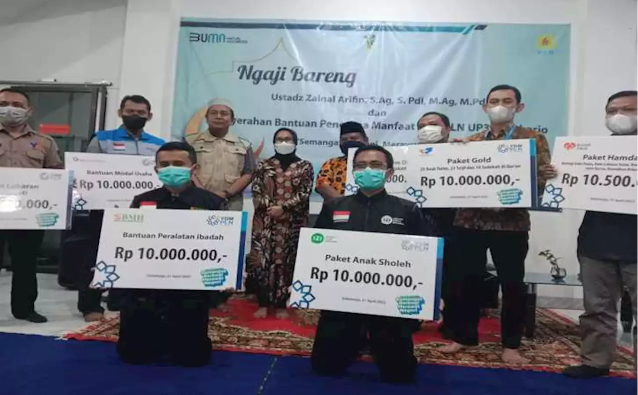 YBM PLN UP3 Sukoharjo Gandeng Solopeduli Salurkan Dana Sosial