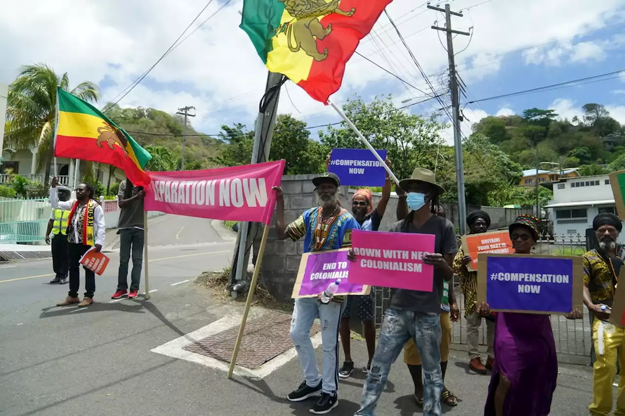 Edward and Sophie met with colonialism protests on second leg of Caribbean tour