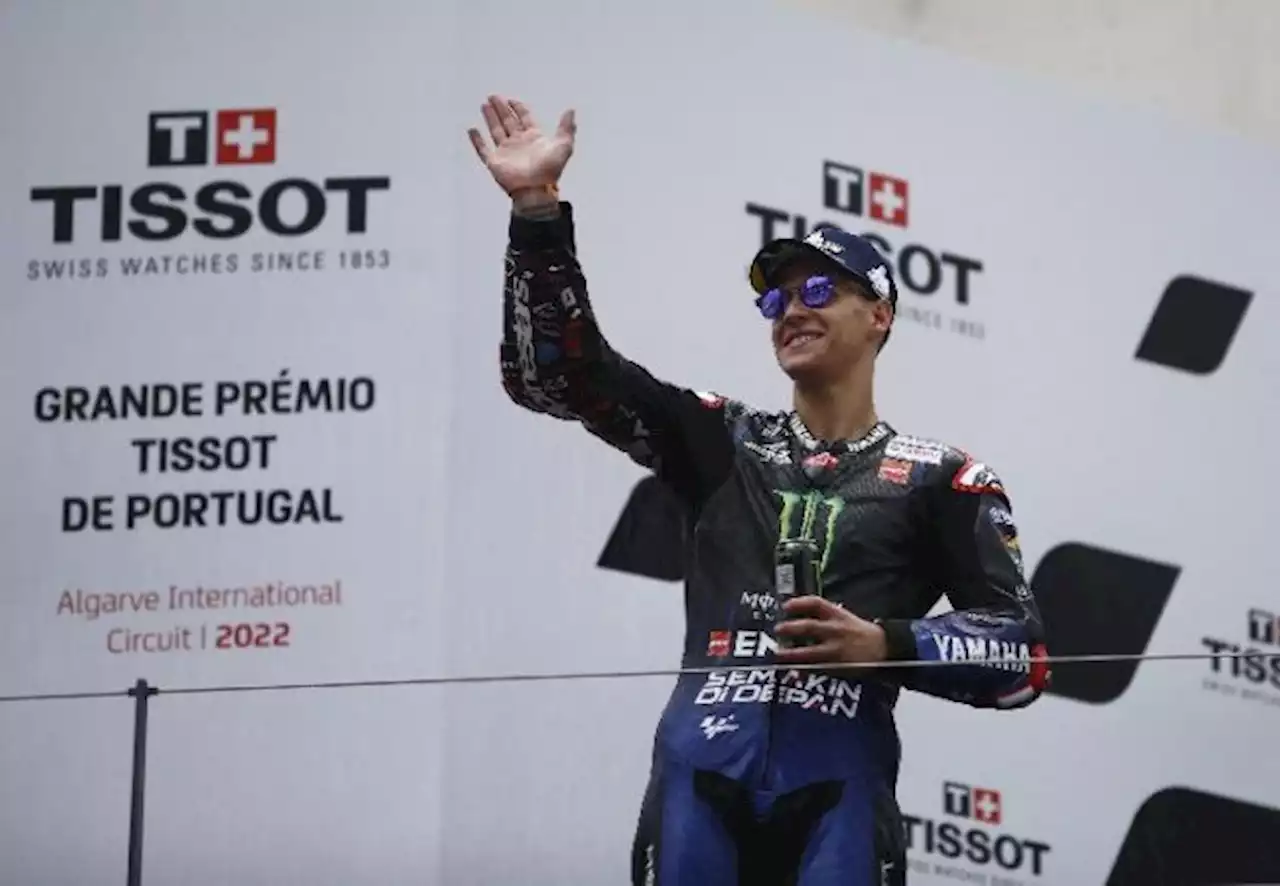 Juara MotoGP Portugal, Fabio Quartararo Geser Bastianini dari Puncak Klasemen