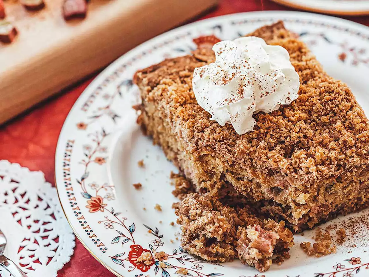 Cook this: Oda's rhubarb crumble cake from Only in Saskatchewan