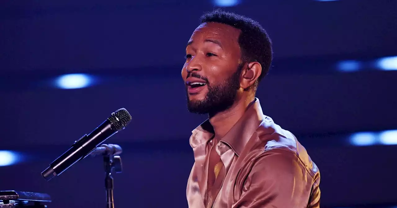 John Legend’s son Miles sleeps through his first Vegas show