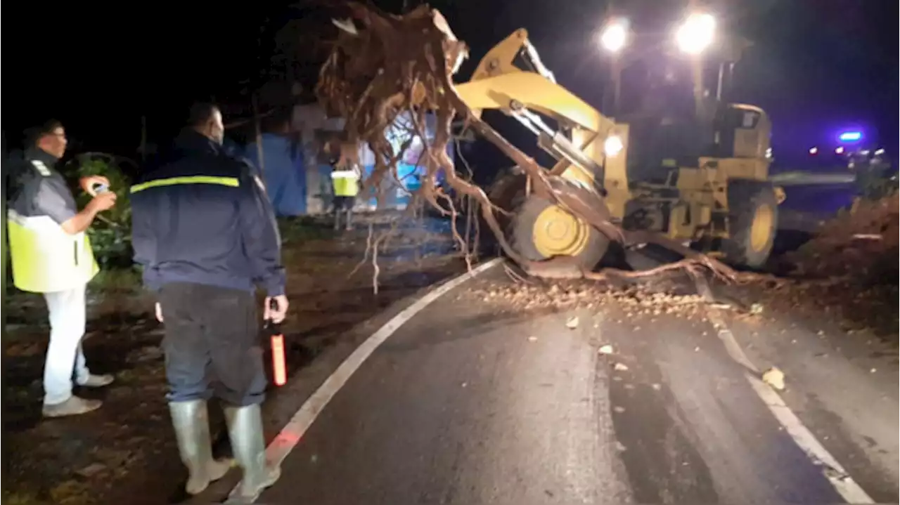 Tebing Longsor Tutup Akses Jalan Provinsi Malang-Kediri