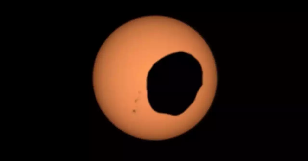 Check out NASA’s latest footage of a solar eclipse on Mars