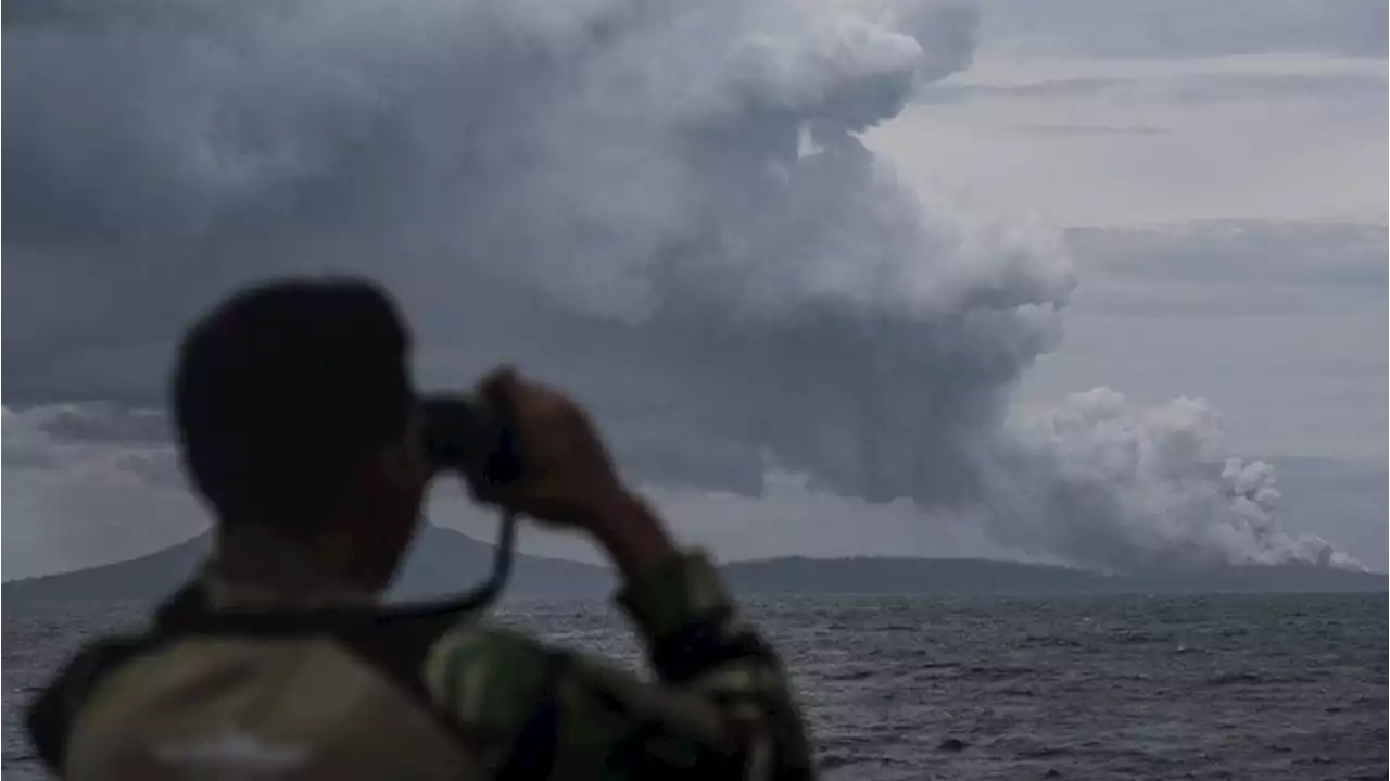 Gunung Anak Krakatau Meletus, Ketinggian Erupsi 3000 Meter